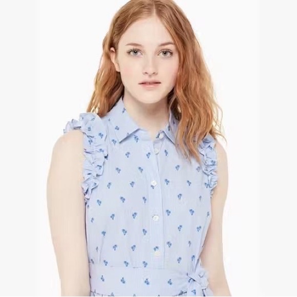 Kate Spade Sleeveless Palm Tree Dress - Picture 7 of 13